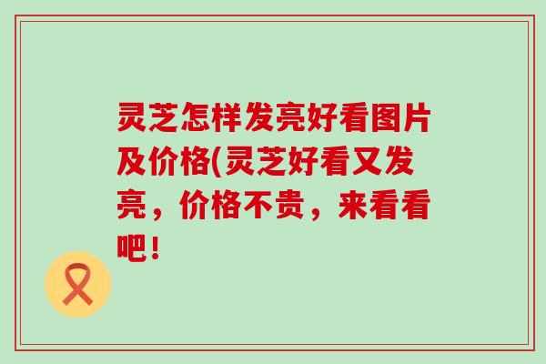 灵芝怎样发亮好看图片及价格(灵芝好看又发亮，价格不贵，来看看吧！