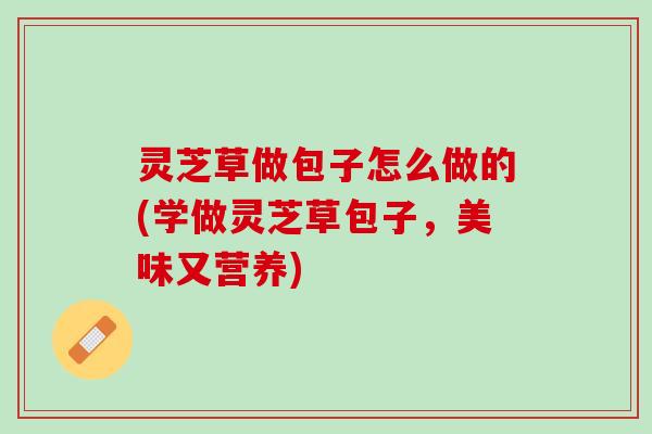 灵芝草做包子怎么做的(学做灵芝草包子，美味又营养)