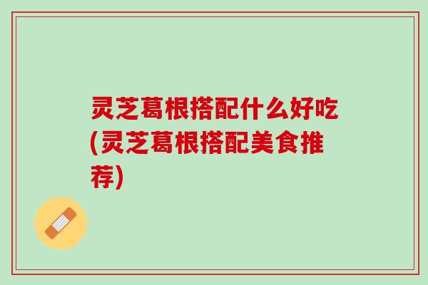 灵芝葛根搭配什么好吃(灵芝葛根搭配美食推荐)