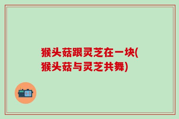 猴头菇跟灵芝在一块(猴头菇与灵芝共舞)