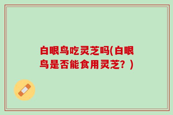 白眼鸟吃灵芝吗(白眼鸟是否能食用灵芝？)