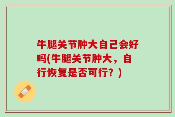 牛腿关节肿大自己会好吗(牛腿关节肿大，自行恢复是否可行？)