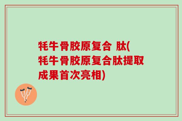 牦牛骨胶原复合 肽(牦牛骨胶原复合肽提取成果首次亮相)