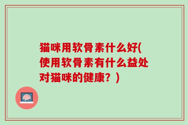 猫咪用软骨素什么好(使用软骨素有什么益处对猫咪的健康？)