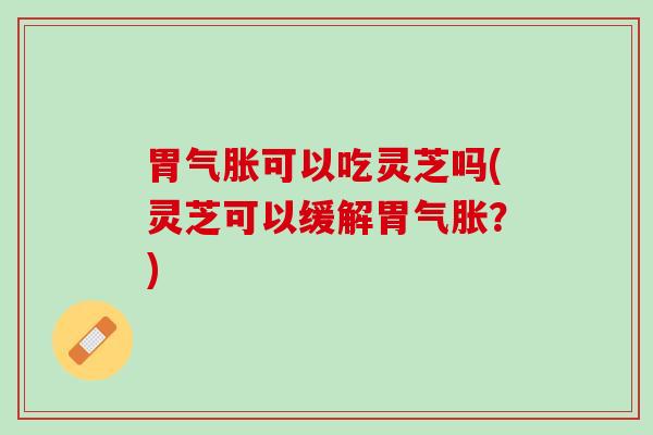胃气胀可以吃灵芝吗(灵芝可以缓解胃气胀？)