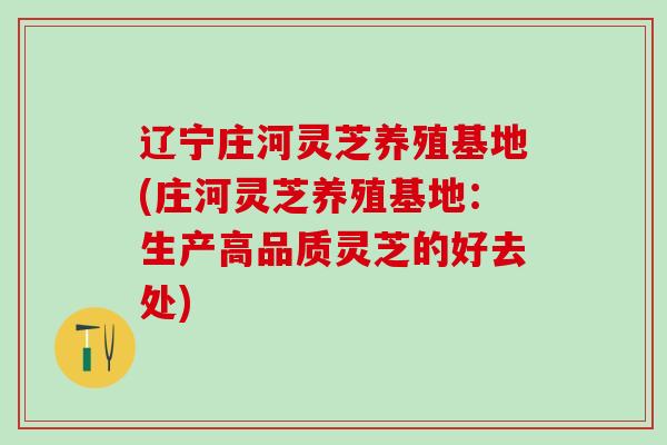辽宁庄河灵芝养殖基地(庄河灵芝养殖基地:生产高品质灵芝的好去处) 辽宁庄河灵芝养殖基地(庄河灵芝养殖基地:生产高品质灵芝的好去处)