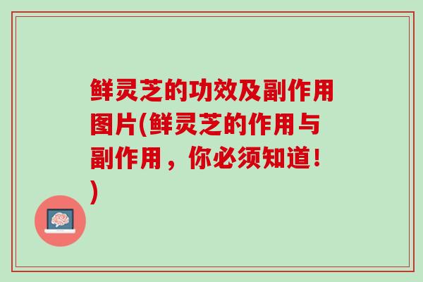 鲜灵芝的功效及副作用图片(鲜灵芝的作用与副作用，你必须知道！)