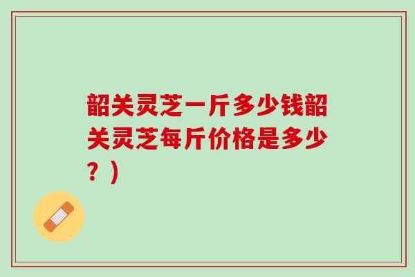 韶关灵芝一斤多少钱韶关灵芝每斤价格是多少？)
