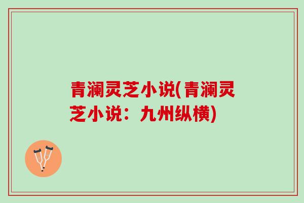 青澜灵芝小说(青澜灵芝小说：九州纵横)