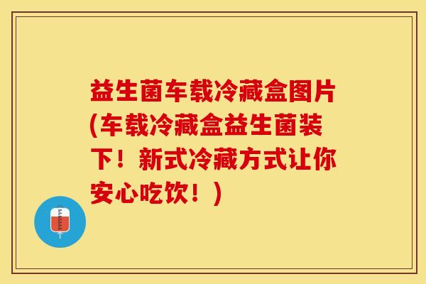 益生菌车载冷藏盒图片(车载冷藏盒益生菌装下！新式冷藏方式让你安心吃饮！)