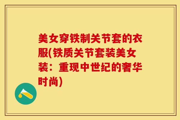 美女穿铁制关节套的衣服(铁质关节套装美女装：重现中世纪的奢华时尚)