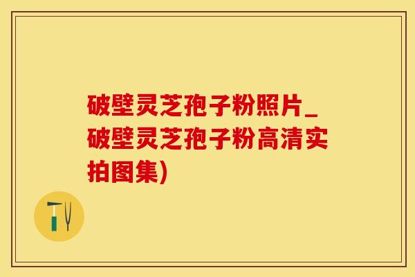 破壁灵芝孢子粉照片_破壁灵芝孢子粉高清实拍图集)
