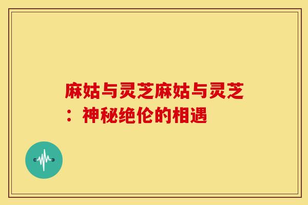 麻姑与灵芝麻姑与灵芝：神秘绝伦的相遇