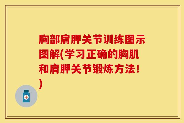 胸部肩胛关节训练图示图解(学习正确的胸肌和肩胛关节锻炼方法！)