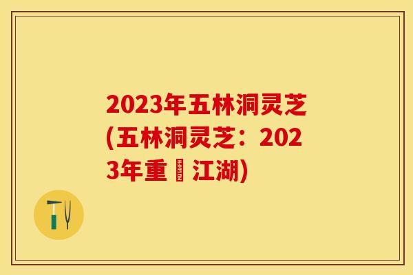 2023年五林洞灵芝(五林洞灵芝：2023年重現江湖)