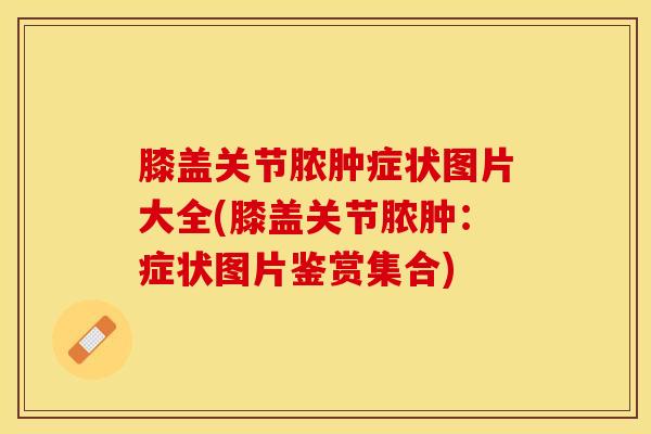 膝盖关节脓肿症状图片大全(膝盖关节脓肿：症状图片鉴赏集合)