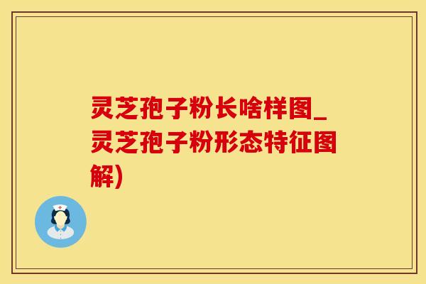 灵芝孢子粉长啥样图_灵芝孢子粉形态特征图解)