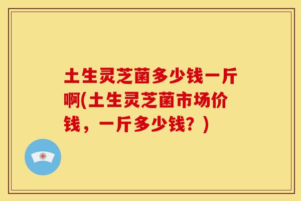 土生灵芝菌多少钱一斤啊(土生灵芝菌市场价钱，一斤多少钱？)