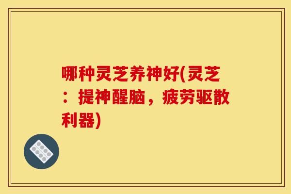 哪种灵芝养神好(灵芝：提神醒脑，疲劳驱散利器)