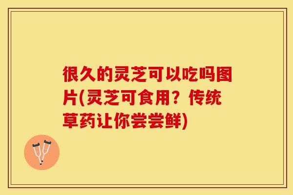 很久的灵芝可以吃吗图片(灵芝可食用？传统草药让你尝尝鲜)