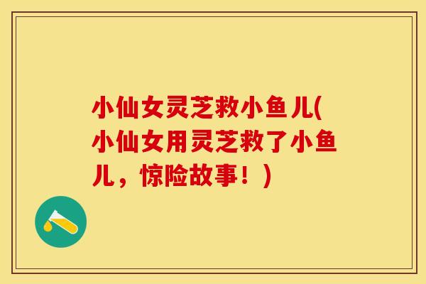 小仙女灵芝救小鱼儿(小仙女用灵芝救了小鱼儿，惊险故事！)