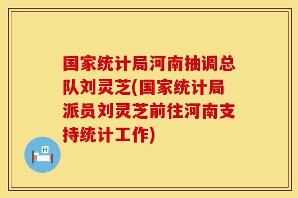 国家统计局河南抽调总队刘灵芝(国家统计局派员刘灵芝前往河南支持统计工作)