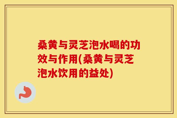 桑黄与灵芝泡水喝的功效与作用(桑黄与灵芝泡水饮用的益处)