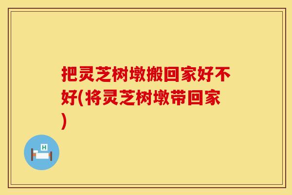 把灵芝树墩搬回家好不好(将灵芝树墩带回家)