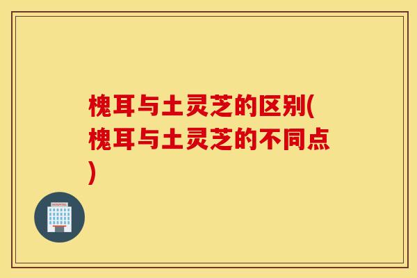 槐耳与土灵芝的区别(槐耳与土灵芝的不同点)