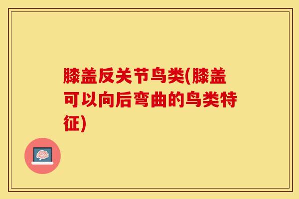 膝盖反关节鸟类(膝盖可以向后弯曲的鸟类特征)