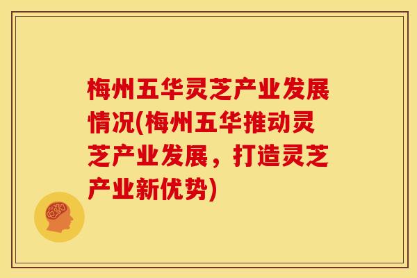 梅州五华灵芝产业发展情况(梅州五华推动灵芝产业发展，打造灵芝产业新优势)