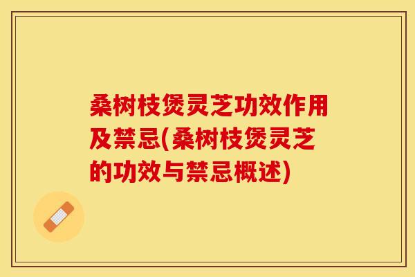 桑树枝煲灵芝功效作用及禁忌(桑树枝煲灵芝的功效与禁忌概述)