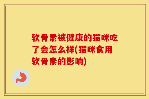 软骨素被健康的猫咪吃了会怎么样(猫咪食用软骨素的影响)
