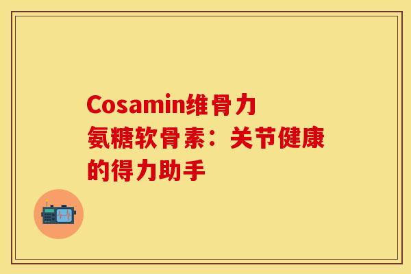 Cosamin维骨力氨糖软骨素：关节健康的得力助手