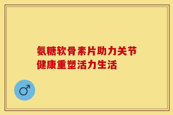 氨糖软骨素片助力关节健康重塑活力生活