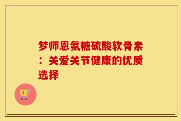 梦师恩氨糖硫酸软骨素：关爱关节健康的优质选择
