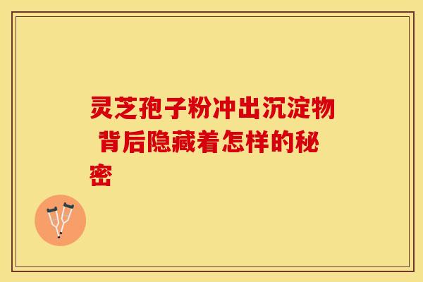灵芝孢子粉冲出沉淀物 背后隐藏着怎样的秘密