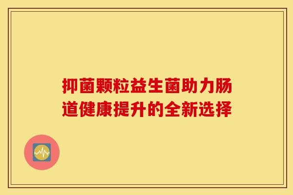 抑菌颗粒益生菌助力肠道健康提升的全新选择 抑菌颗粒益生菌助力肠道健康提升的全新选择