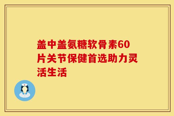 盖中盖氨糖软骨素60片关节保健首选助力灵活生活