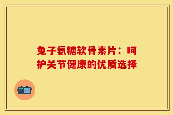 兔子氨糖软骨素片：呵护关节健康的优质选择