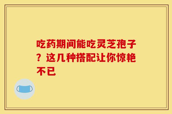 吃药期间能吃灵芝孢子？这几种搭配让你惊艳不已