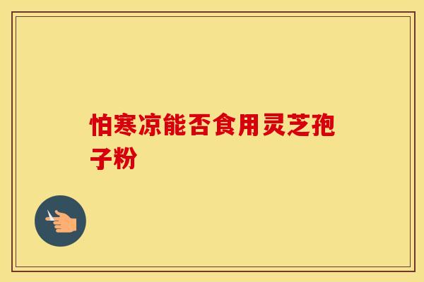 怕寒凉能否食用灵芝孢子粉
