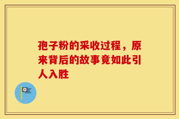 孢子粉的采收过程，原来背后的故事竟如此引人入胜