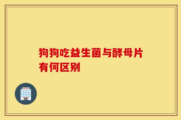 狗狗吃益生菌与酵母片有何区别 狗狗吃益生菌与酵母片有何区别