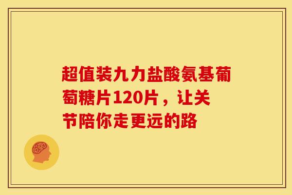 超值装九力盐酸氨基葡萄糖片120片，让关节陪你走更远的路