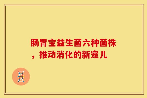 肠胃宝益生菌六种菌株，推动消化的新宠儿