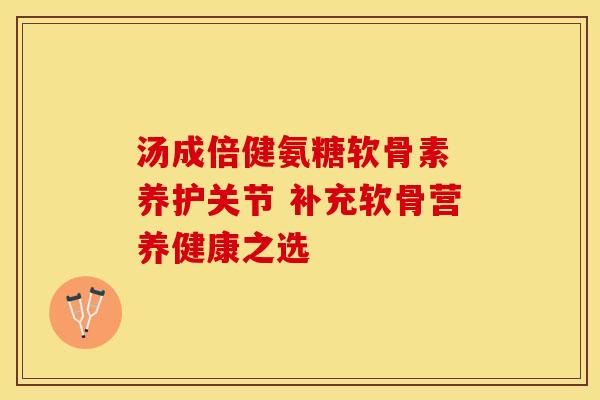 汤成倍健氨糖软骨素 养护关节 补充软骨营养健康之选