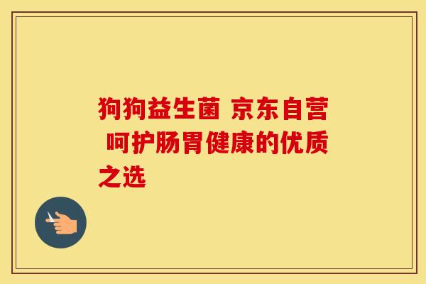 狗狗益生菌 京东自营 呵护肠胃健康的优质之选